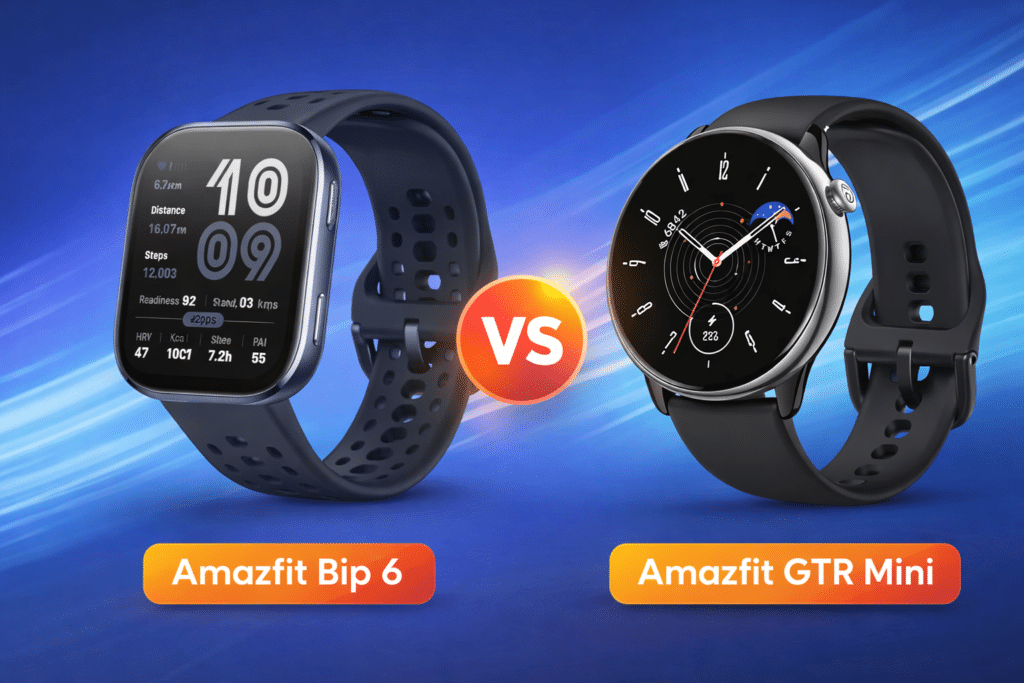 Amazfit Bip 6 vs Amazfit GTR Mini