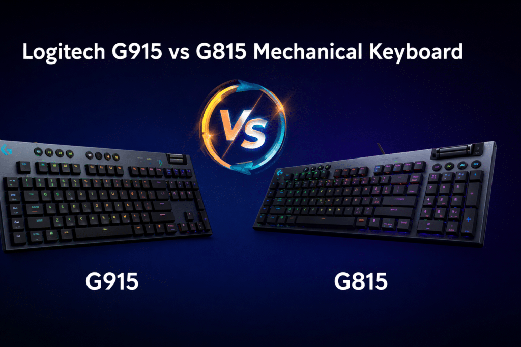 Logitech G915 X vs G815 Mechanical Keyboard