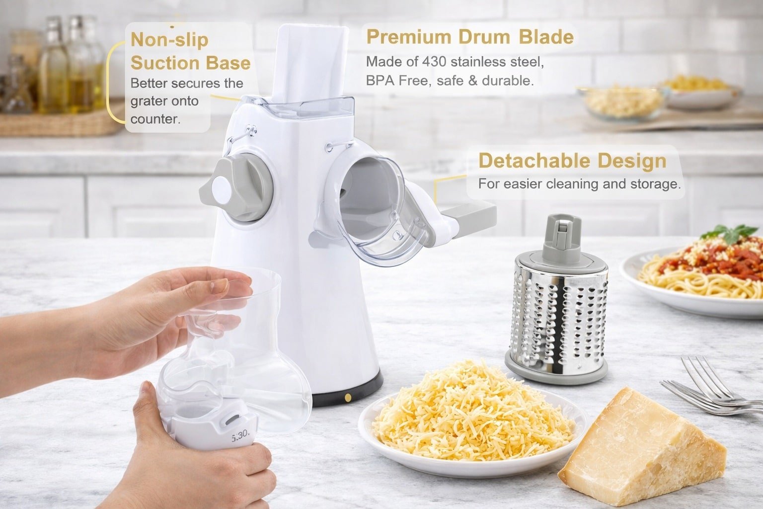 Best Rotary Cheese Grater America’s Test Kitchen