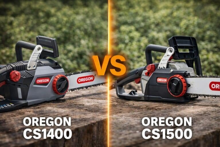 Oregon CS1400 Vs Oregon CS1500 Electric ChainSaw