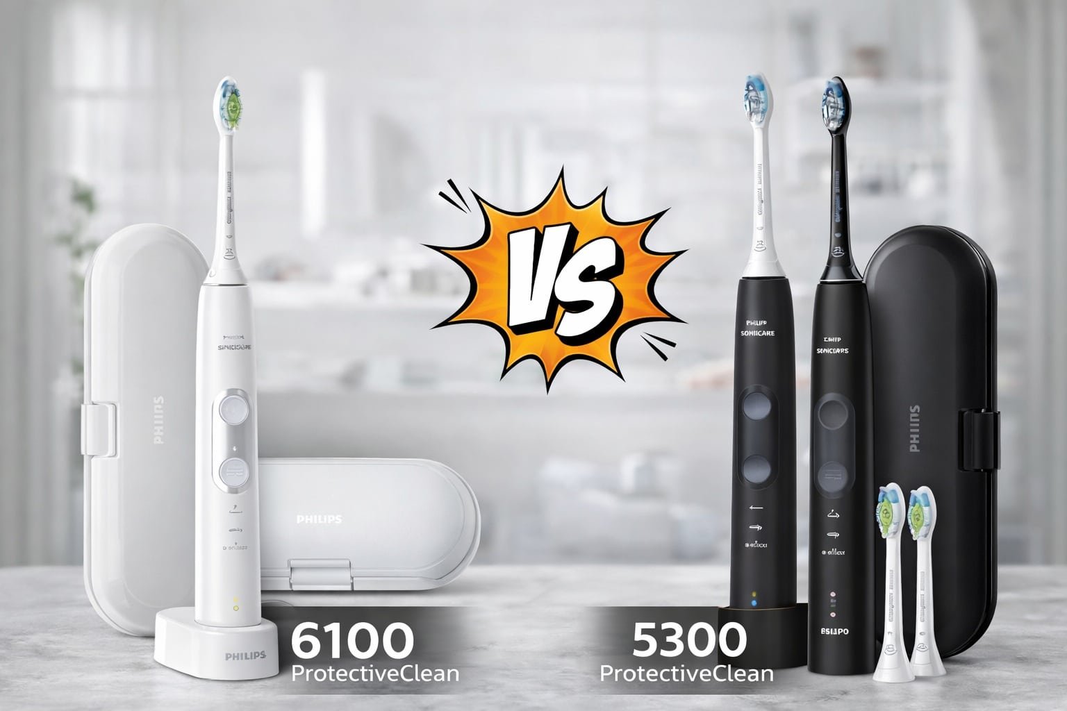 Philips Sonicare 6100 Vs Philips Sonicare 5300