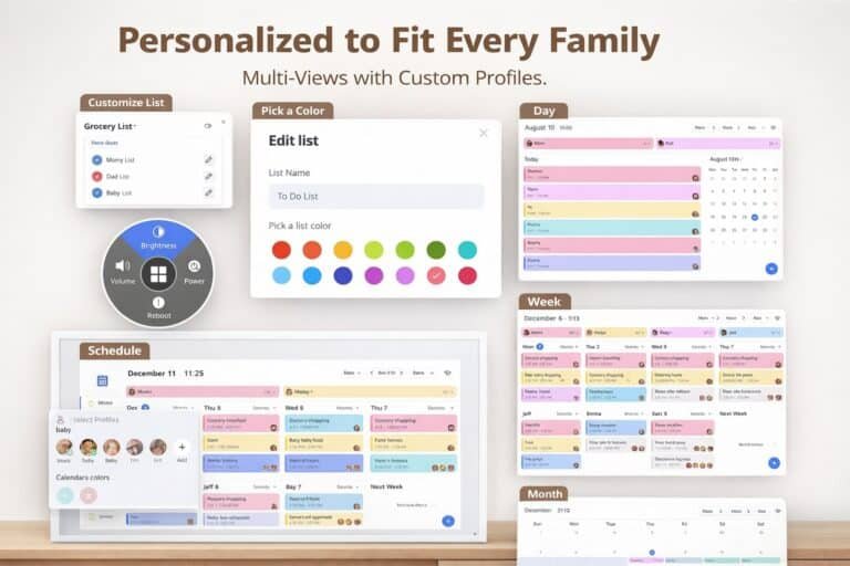 Best Smart Digital Calendars For Family