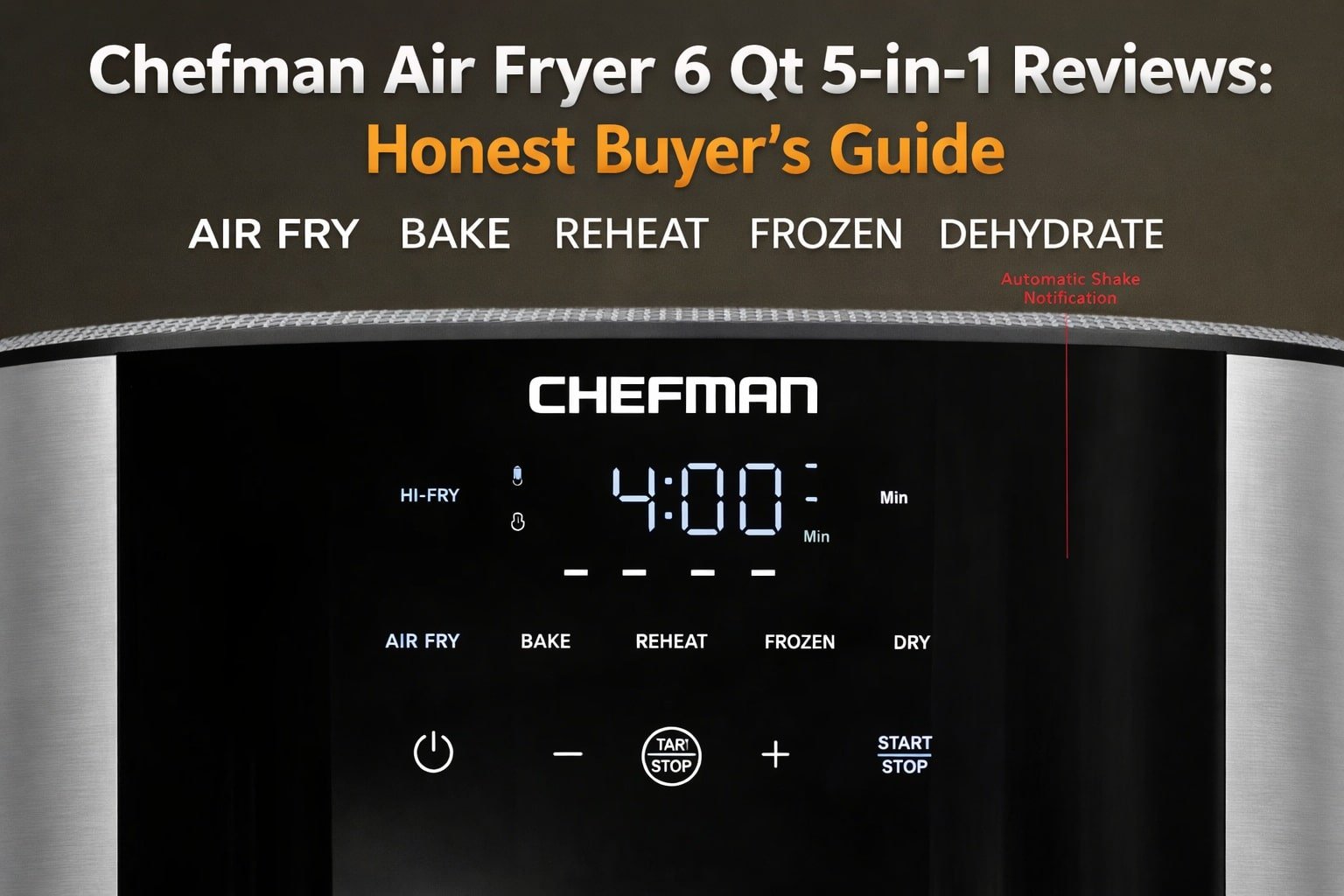 Chefman Air Fryer 6 Qt 5-in-1 Reviews