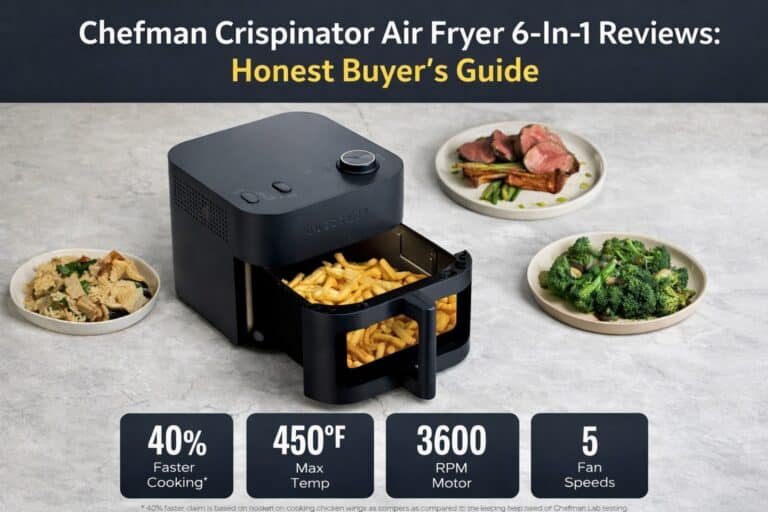 Chefman Crispinator Air Fryer 6-In-1 Reviews