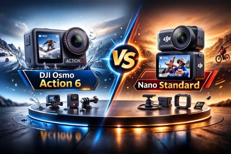 DJI Osmo Action 6 Vs Nano Standard