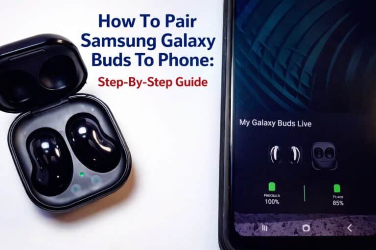 How To Pair Samsung Galaxy Buds To Phone