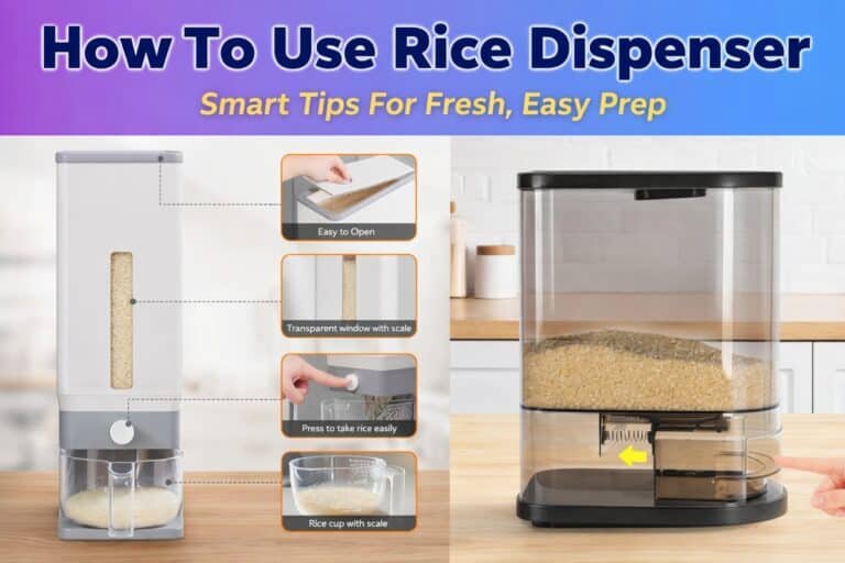 How To Use Rice Dispenser