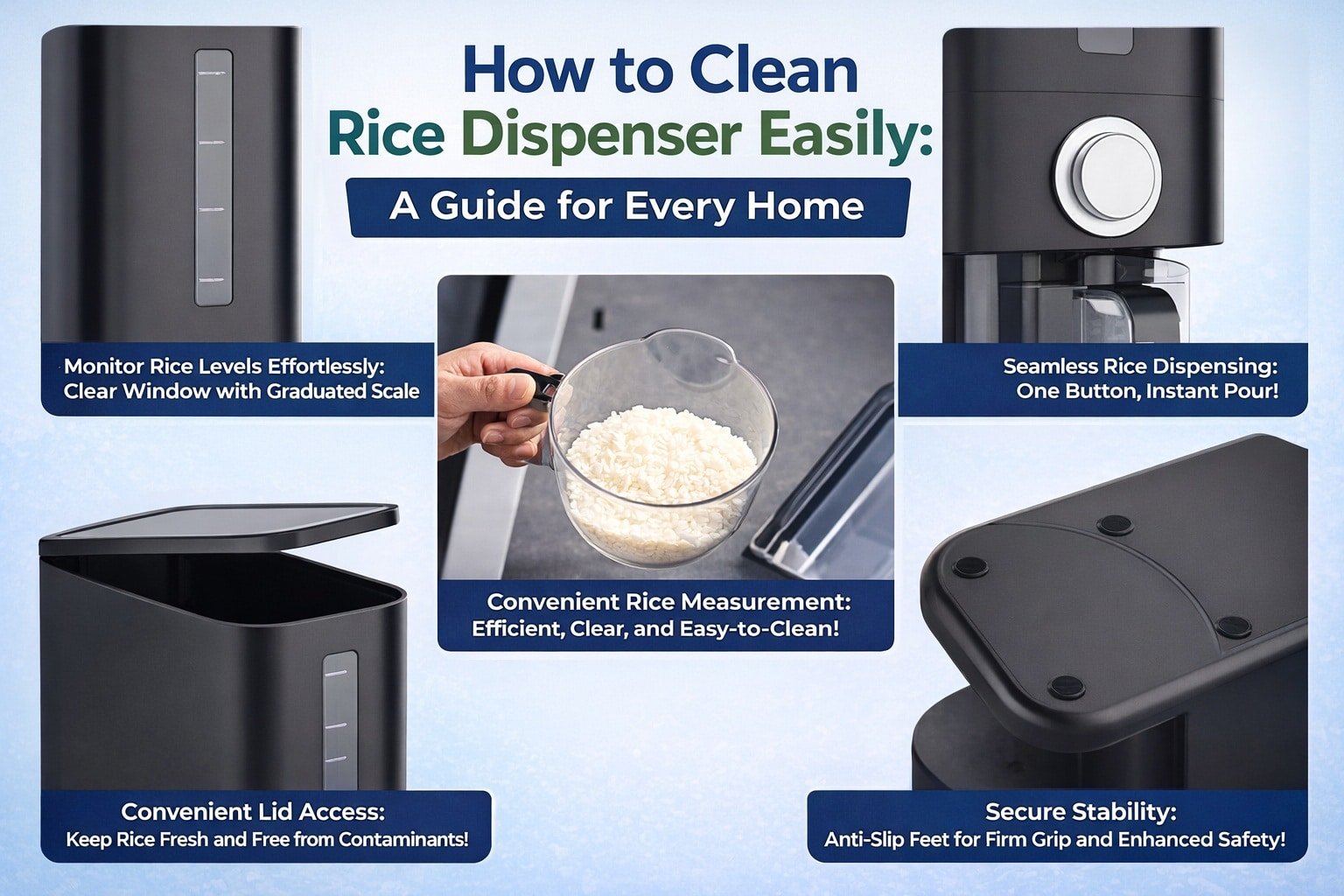 How to Clean Rice Dispenser