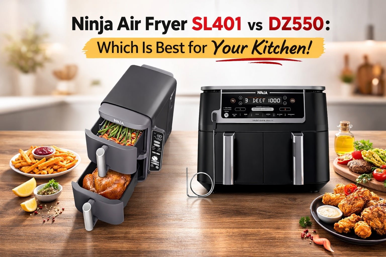 Ninja Air Fryer SL401 vs DZ550