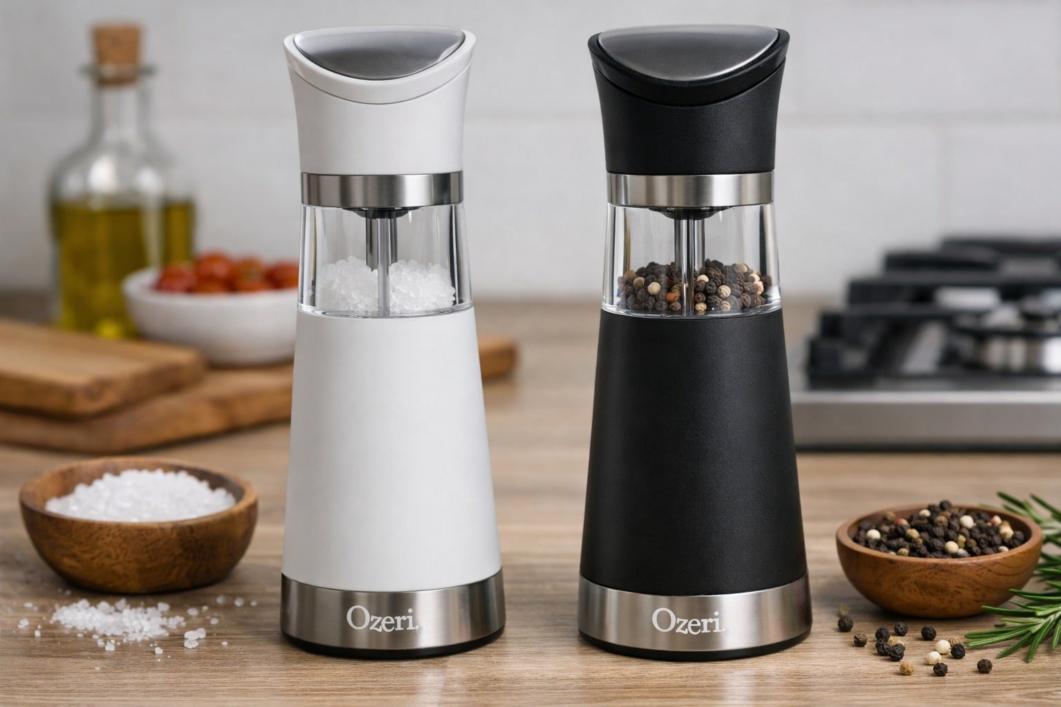 Ozeri Graviti Pro Electric Salt and Pepper Grinder Set Reviews