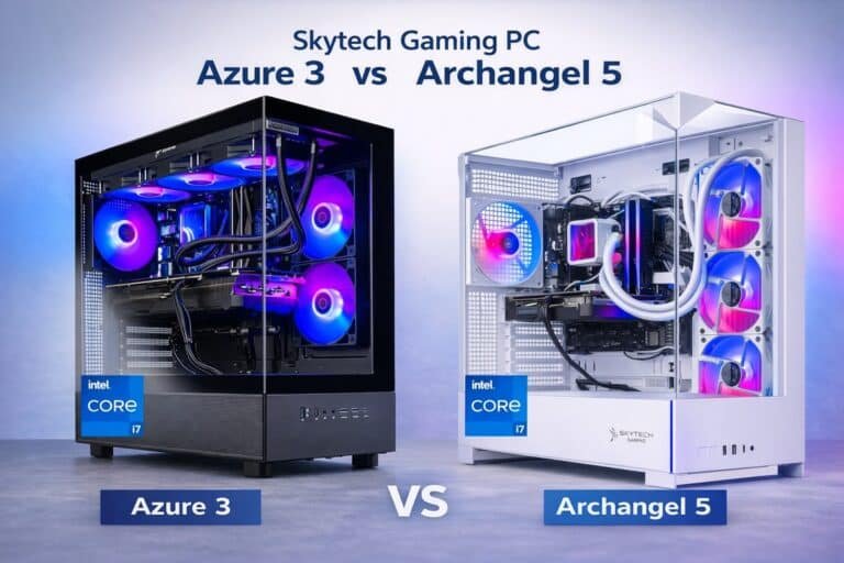 Skytech Gaming PC Azure 3 vs Archangel 5