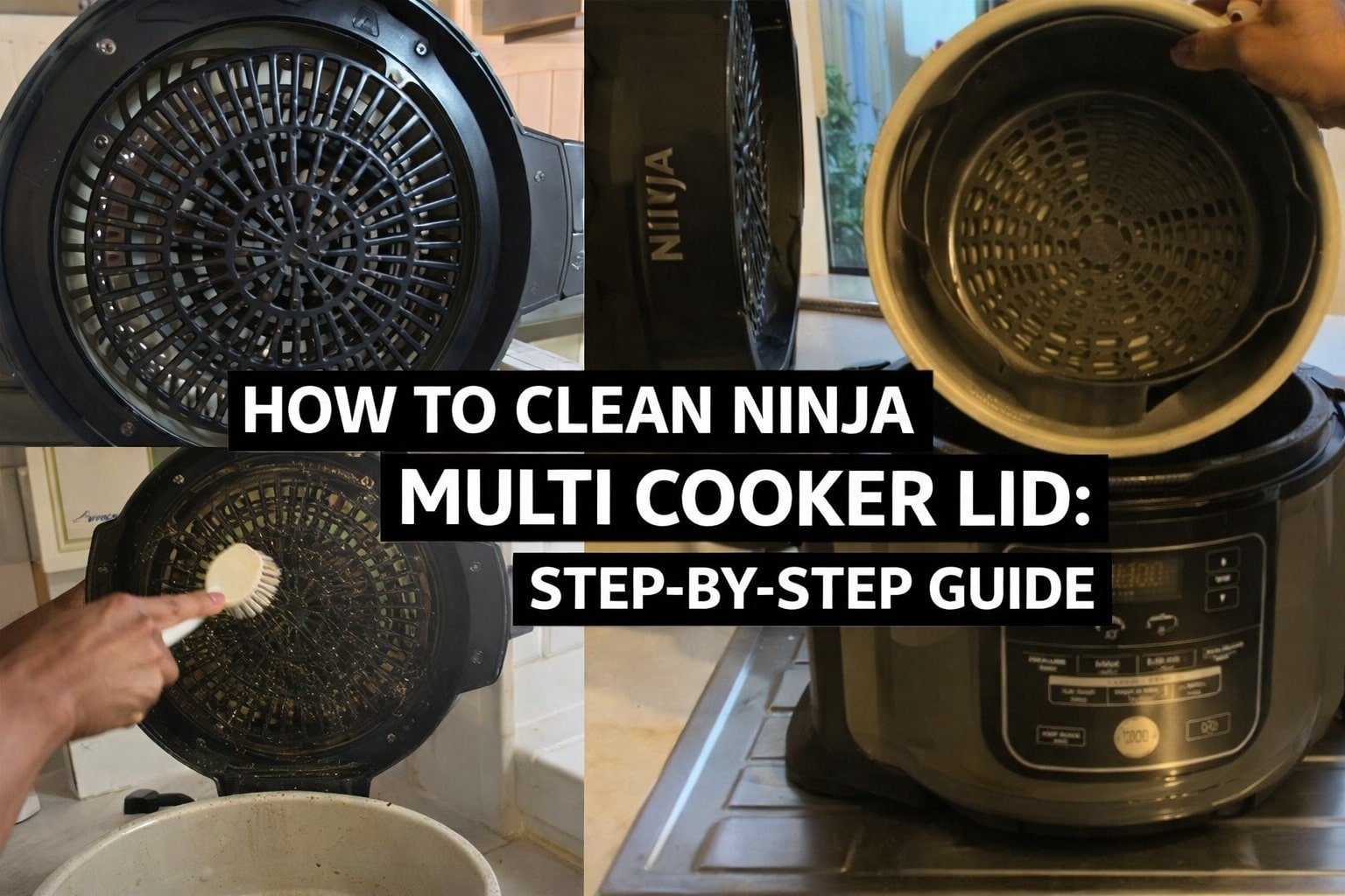 How To Clean Ninja Multi Cooker Lid