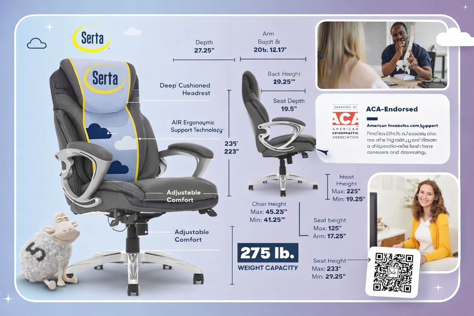 Serta Bryce Executive Office Chair Review