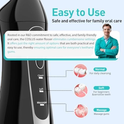 COSLUS Water Dental Flosser Review