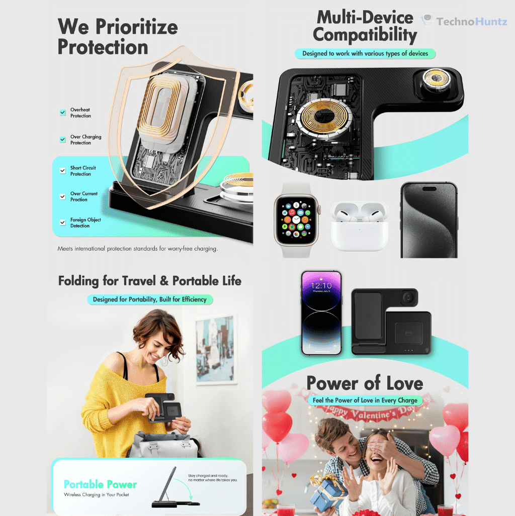 3-in-1 Wireless iPhone Charging Station