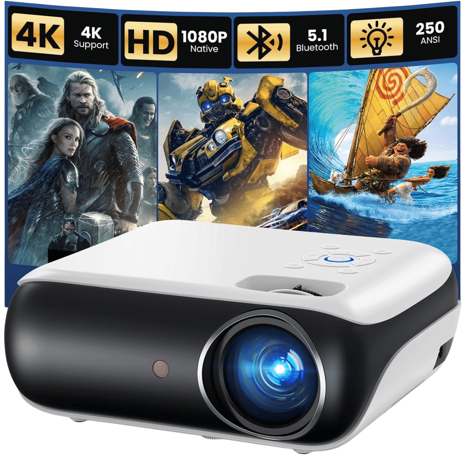 HAPPRUN-Native-1080P-Bluetooth-Projector