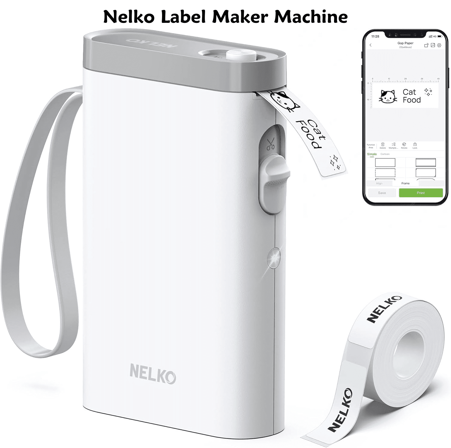 Nelko Label Maker Machine